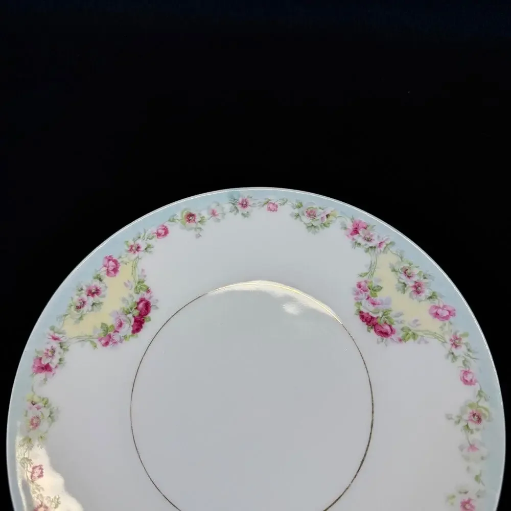 Early 1900s Hermann Ohme Silesia Decorative Floral Plate/8.5